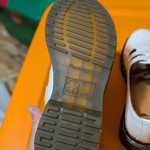 Dr. Martens  Mary Jane , White Kids Dress Shoes - Picture 5 of 6